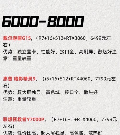 如何判断笔记本配置的好坏？